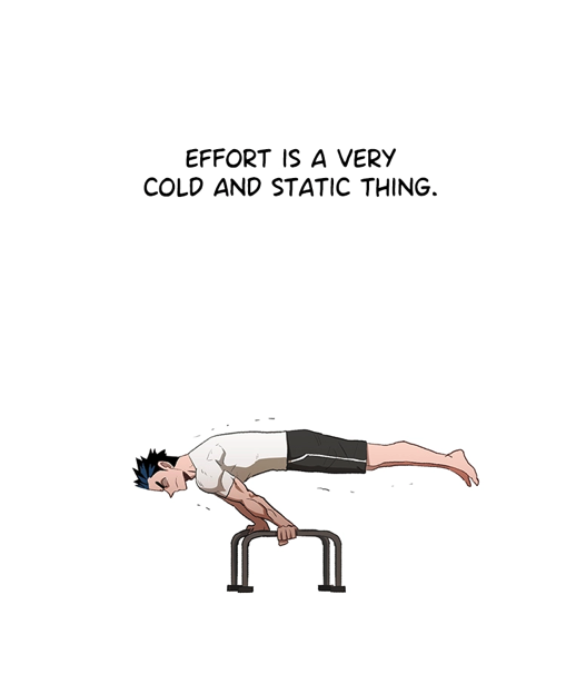 panel from The Boxer on effort